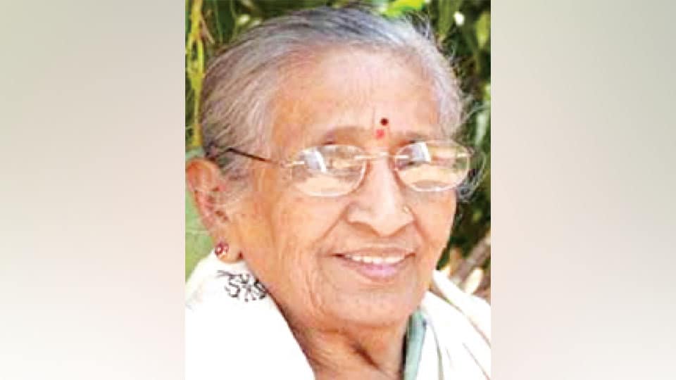 Former Union Minister M.V. Krishnappa’s wife passes away