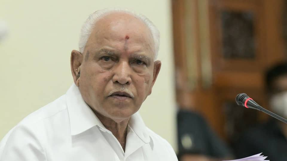 Change of leadership issue: BSY’s fate to be decided on June 18?