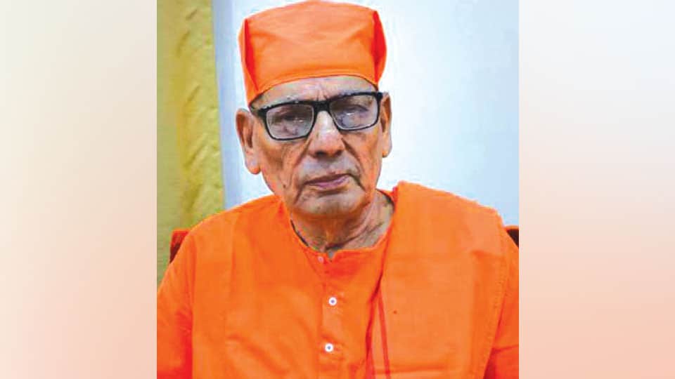 Ramakrishna Mutt Vice-President Swami Shivamayanandaji no more