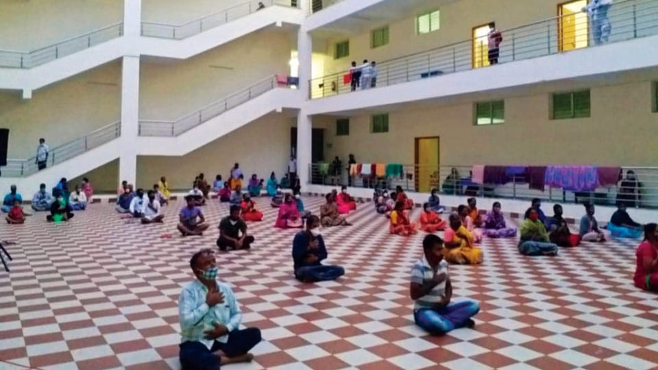 Yoga sessions relieve stress among patients