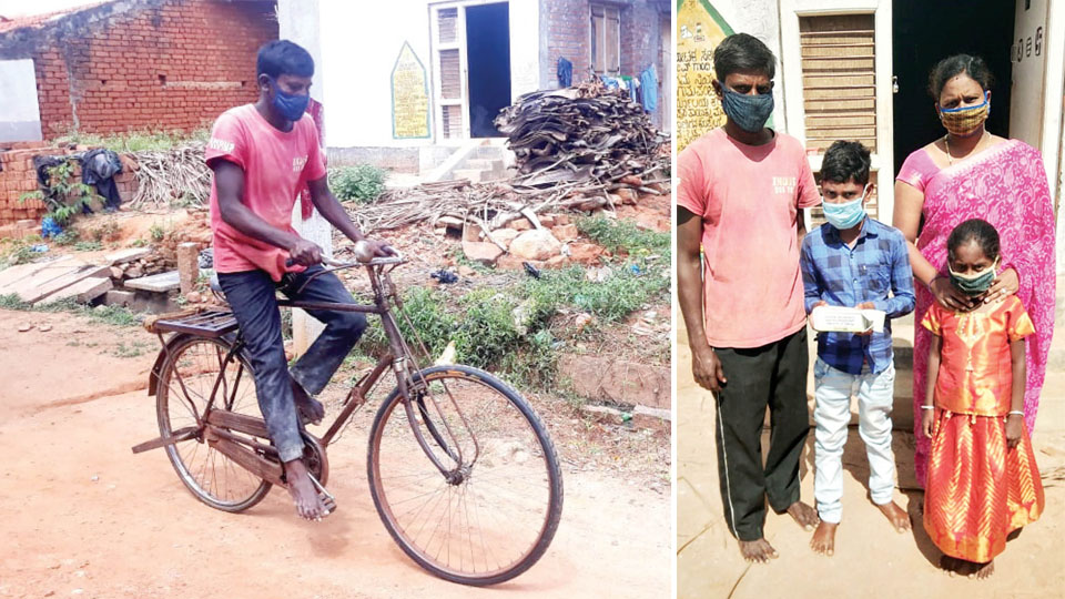 45-year-old father pedals 280-km to fetch medicine for his son