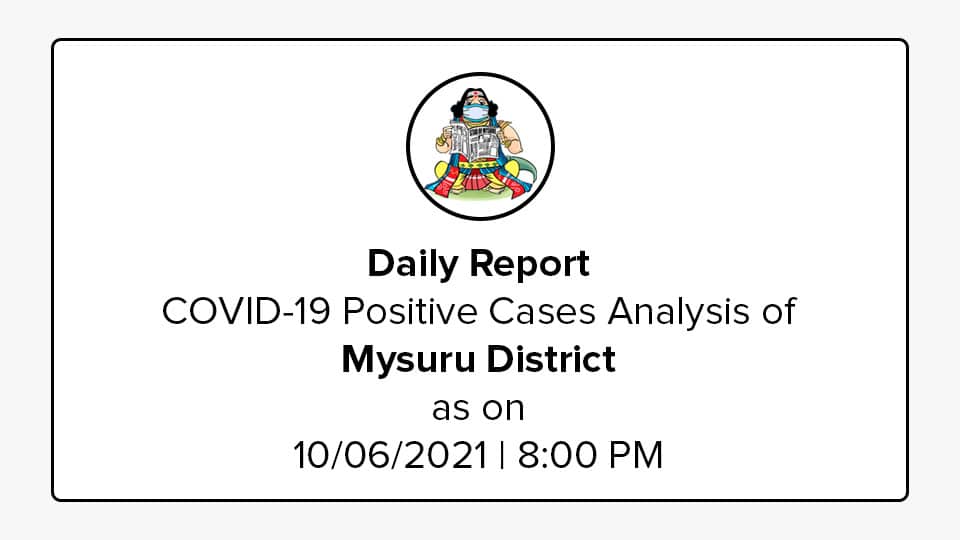 Mysuru District COVID-19 War Room Report: June 10, 2021