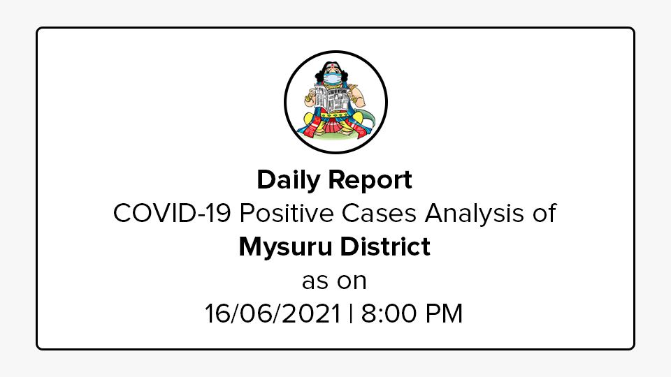 Mysuru District COVID-19 War Room Report: June 16, 2021