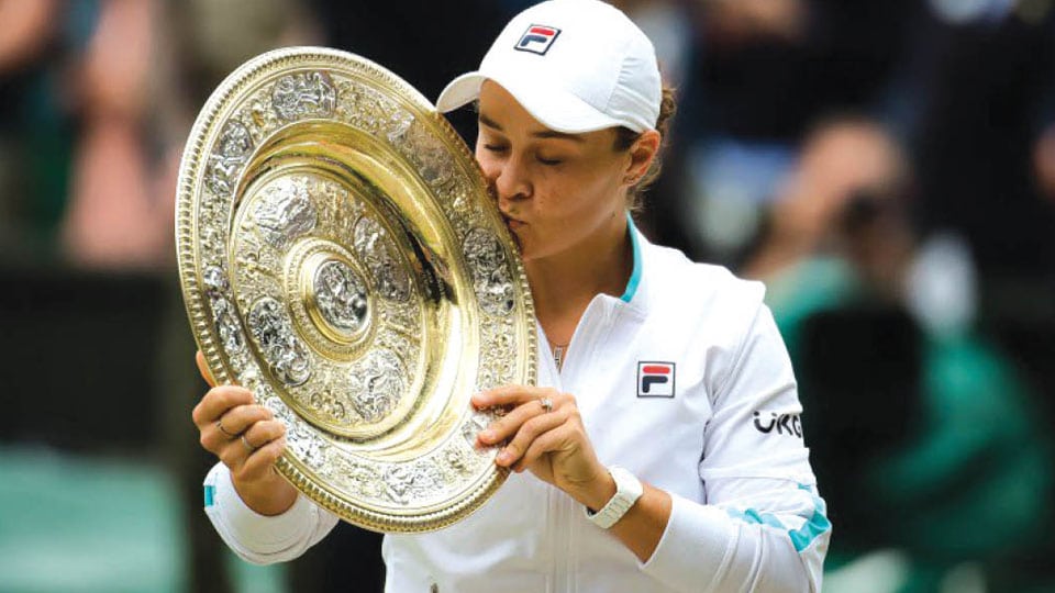 Barty wins maiden Wimbledon Crown