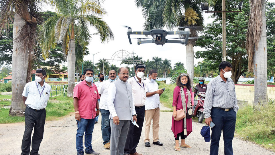Year Round Activities: Drone surveys Dasara Exhibition Grounds