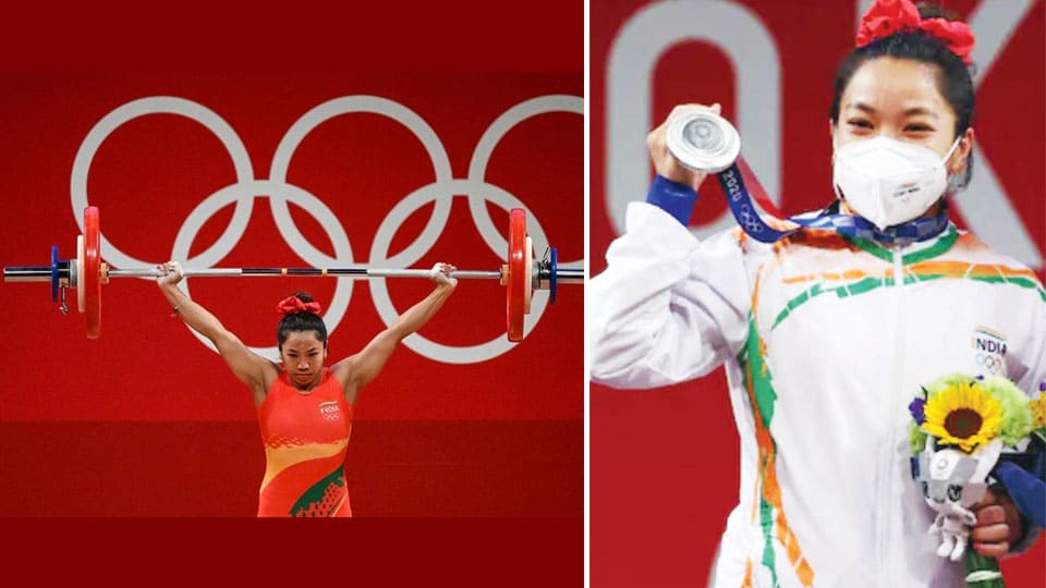 Weightlifter Mirabai Chanu wins India’s 1st medal at Tokyo Games