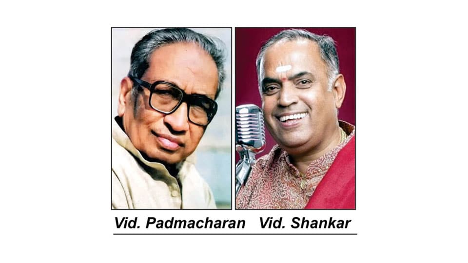 Tribute to Padmacharan: Online music concert by Vid. S. Shankar on Saturday