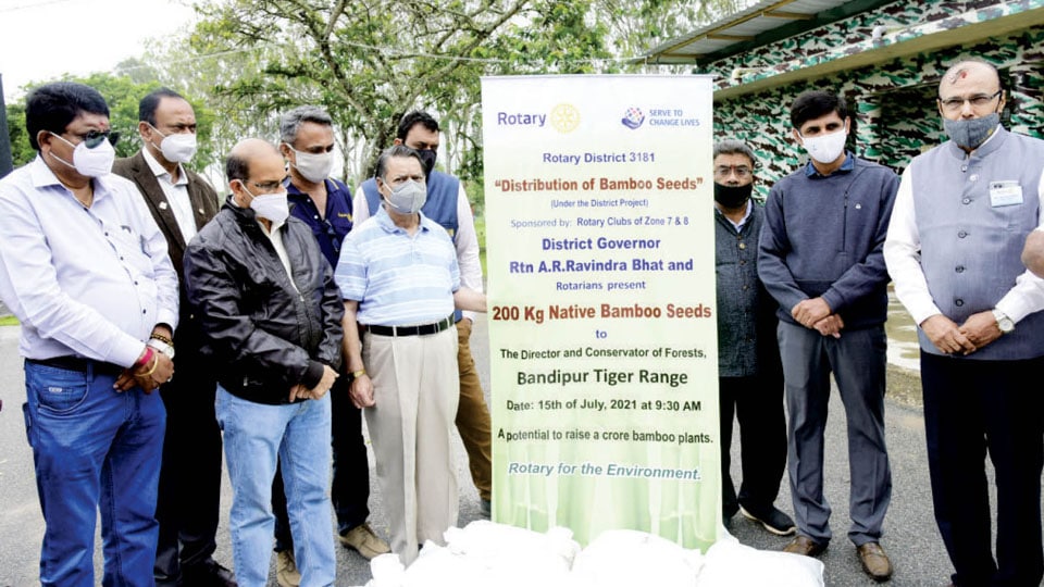 Rotary Dist. Governor launches Tree Plantation Drive in Bandipur