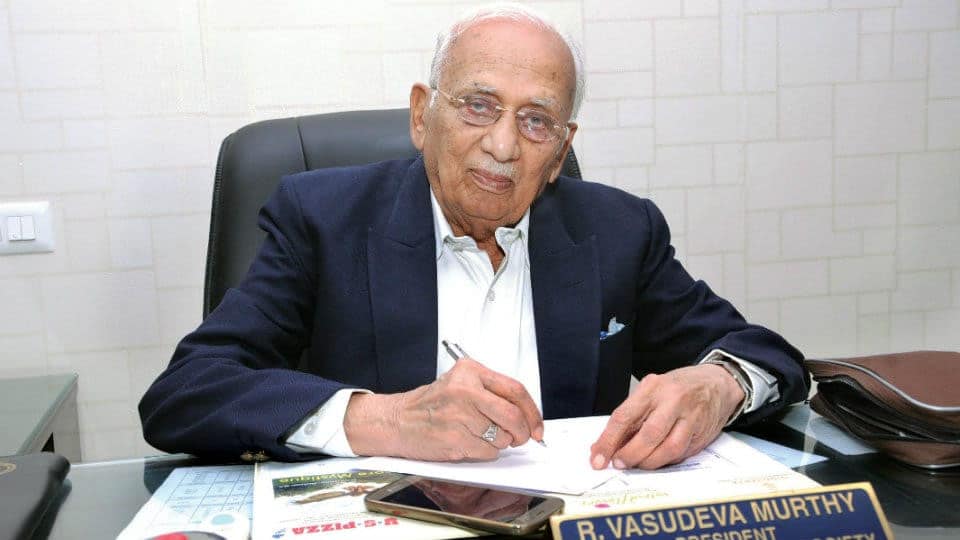 Mahajana Education Society Founder-President Vasudeva Murthy passes away