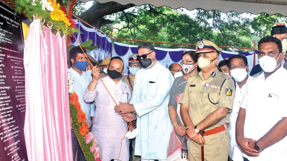Home Minister inaugurates High School Block, Swimming Pool and Boys Hostel at Police Public School