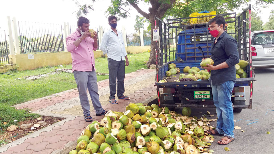 Acid test for city as tender coconut is in short supply