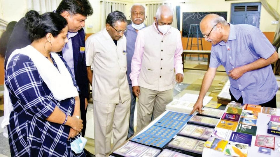 Exhibition of philately, coins and currency notes