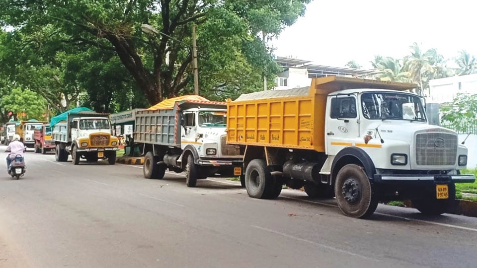 Overloaded tippers seized, penalised