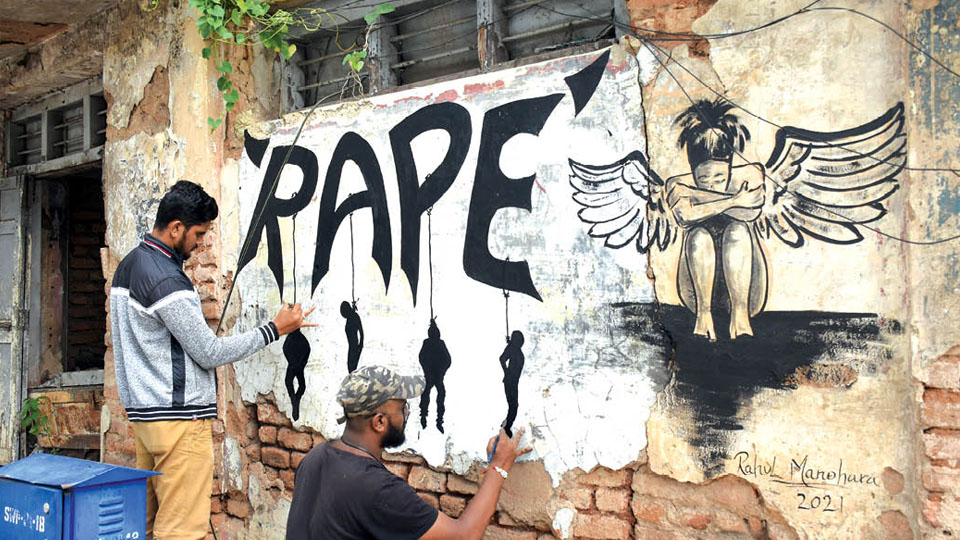 Art for change: Gang rape as protest painting theme