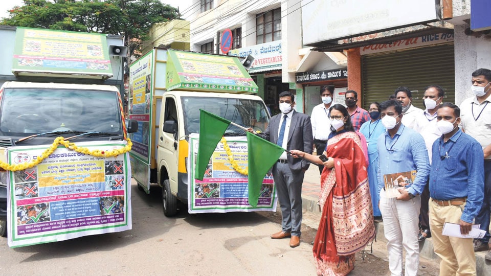 Vehicles to create awareness against child labour flagged off in city