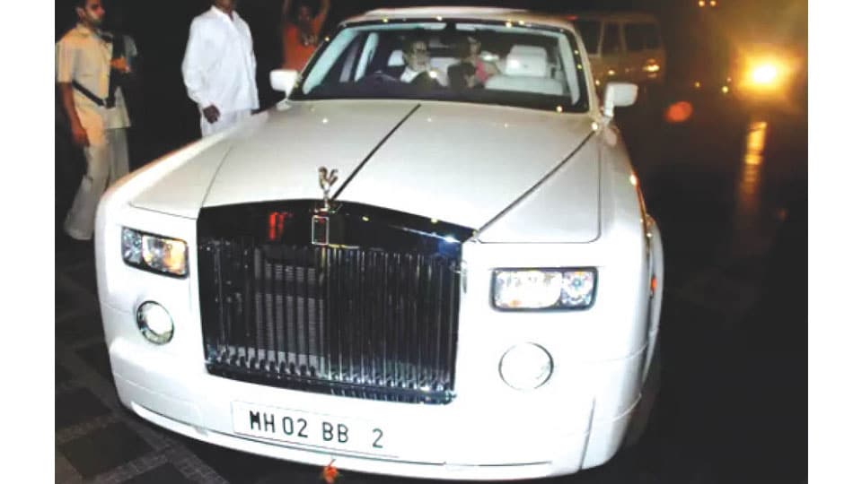 Big B’s Rolls Royce Phantom seized in Bengaluru !