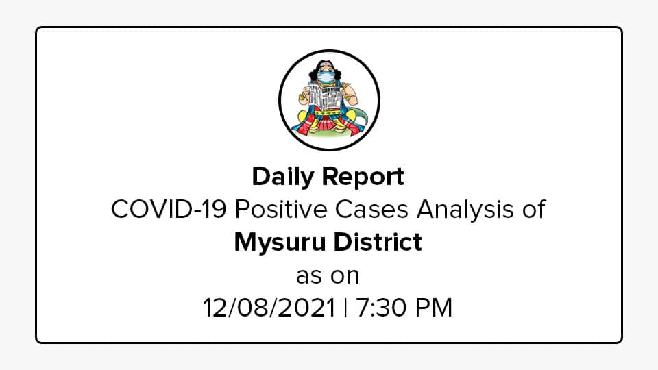 Mysuru District COVID-19 War Room Report: August 12, 2021