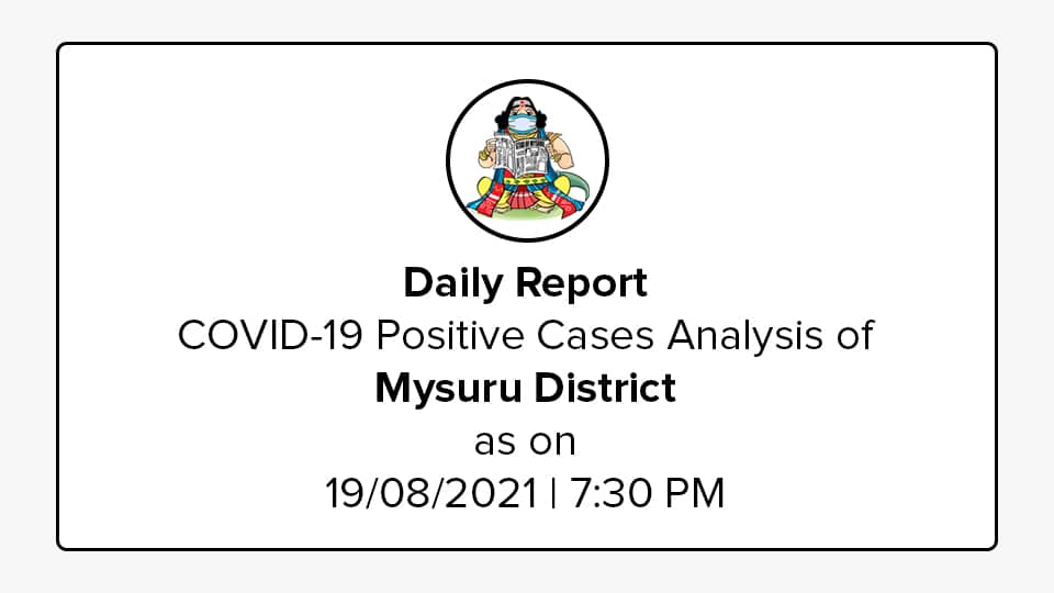 Mysuru District COVID-19 War Room Report: August 19, 2021
