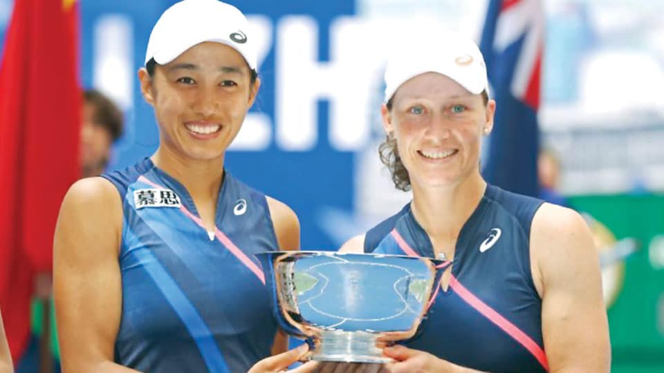 Sam Stosur-Zhang Shuai win Doubles final