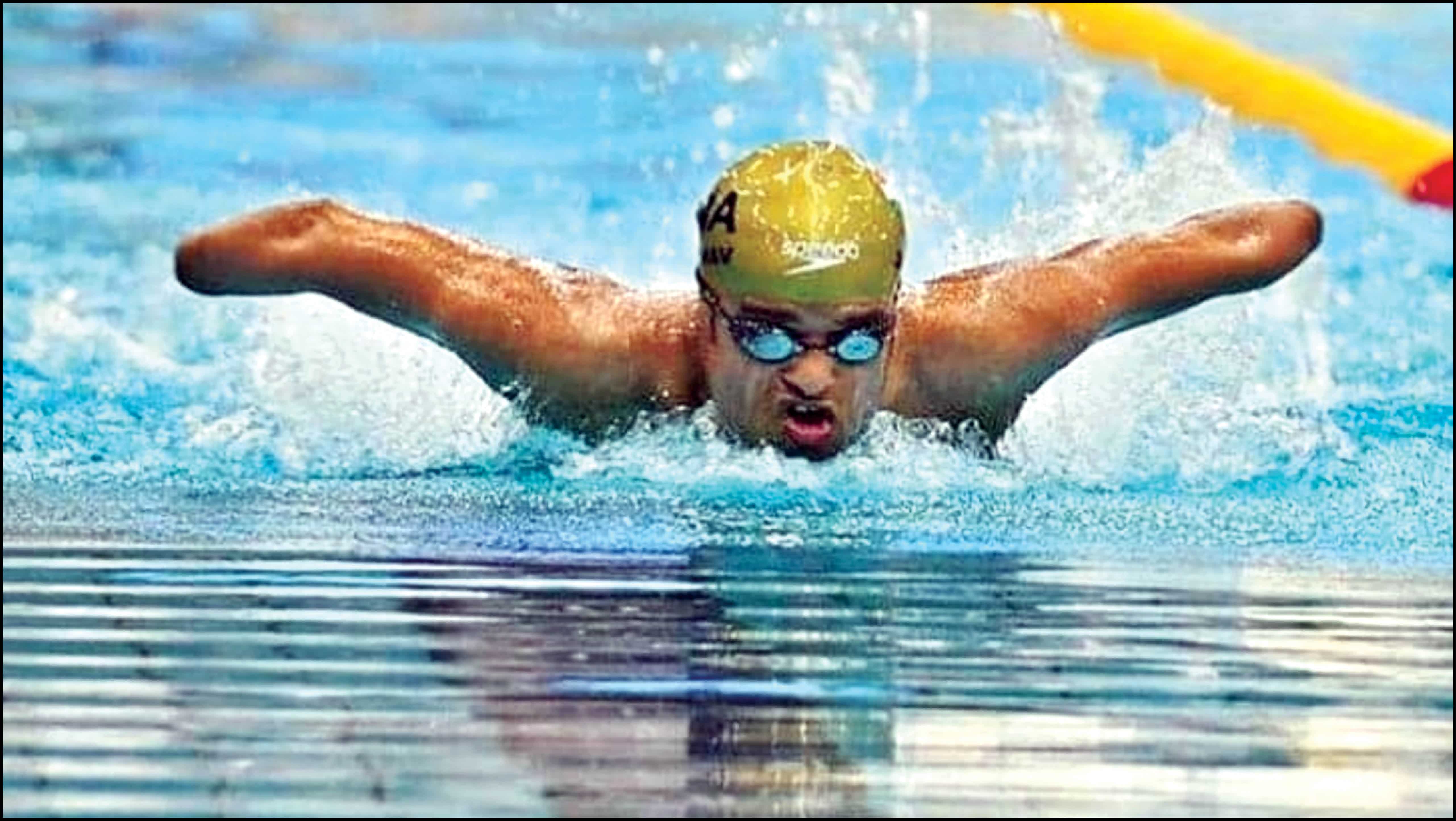 Swimmer Suyash Jadhav disqualified Star of Mysore