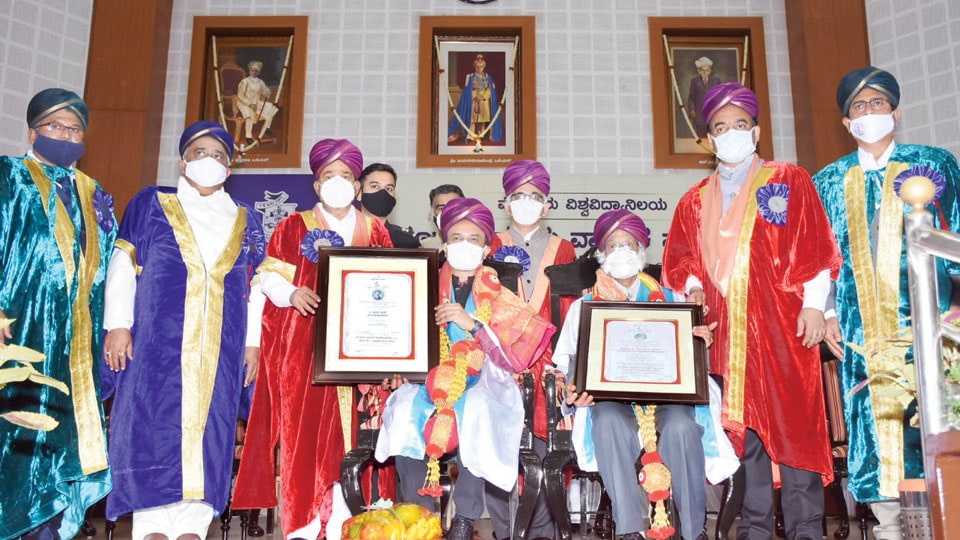 101st Annual Convocation of University of Mysore held: Pandemic taught us compassion: CSIR DG