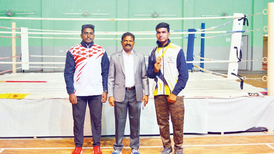 Mysore Varsity Kickboxer wins bronze at Nationals