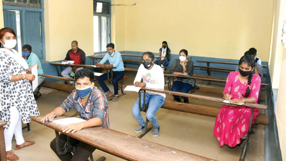 Thousands appear for SDA exam at 42 centres in city