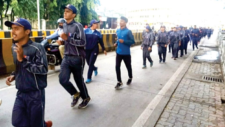 NCC Cadets take part in Fit India Freedom Run 2.0