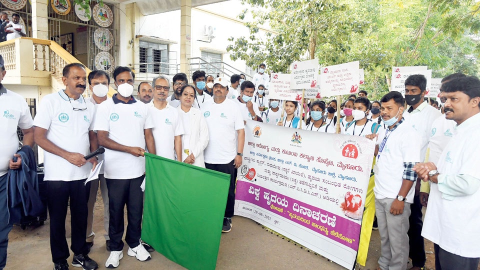 Awareness rally for a healthy heart