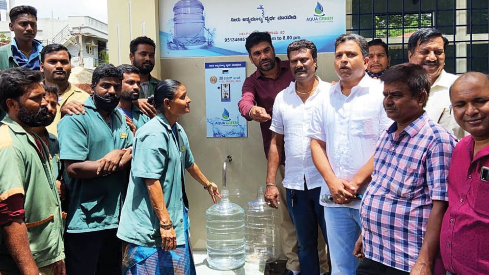 Pourakarmika woman inaugurates Pure Drinking Water Unit