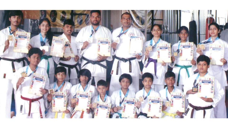 Winners of Intl. Online Karate Championship