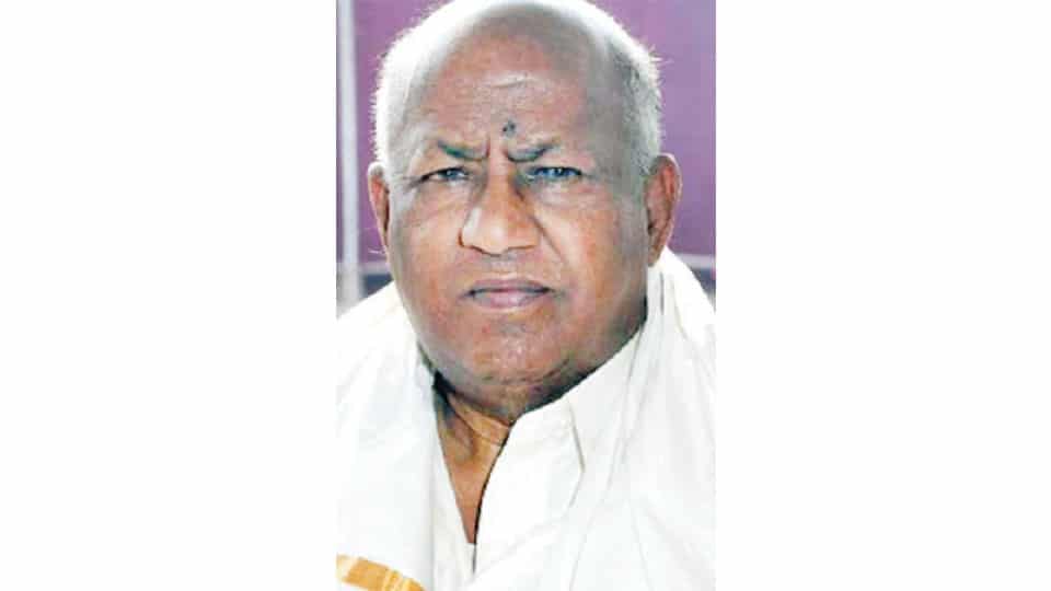 KPCC Chief D.K. Shivakumar’s father-in-law no more