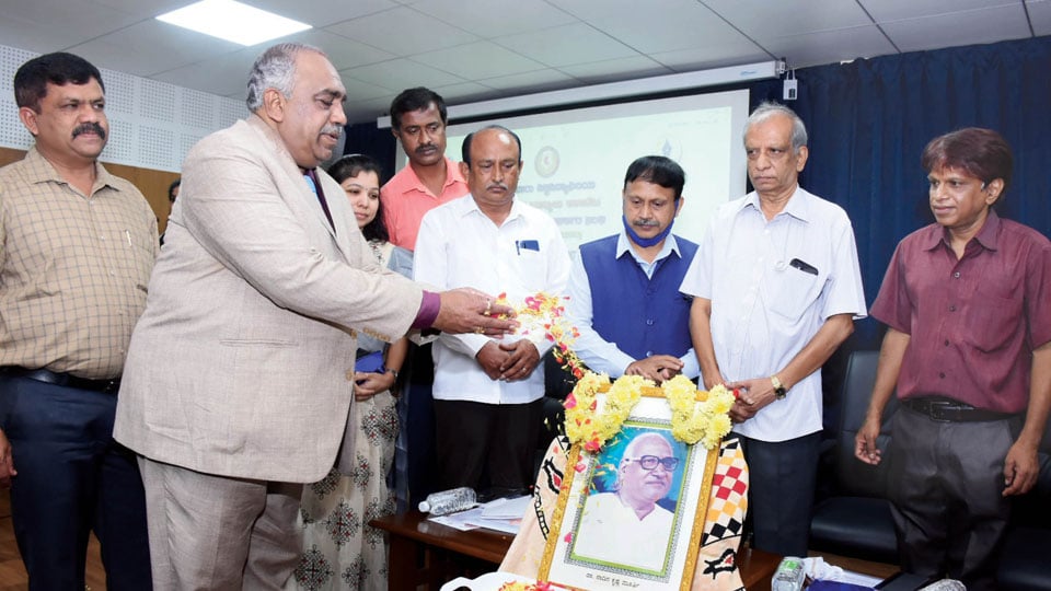 Prof. Nadig Krishnamurthy’s Birth Centenary celebrated
