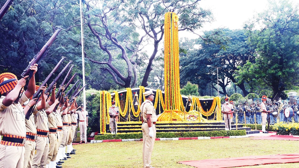 Police Martyrs Day observed in city
