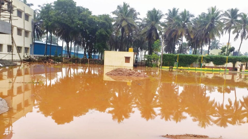 R.C. Layout in Vijayanagar Fourth Stage flooded