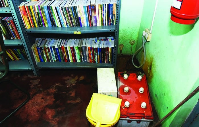 Many libraries are in dilapidated condition due to non periodical maintenance