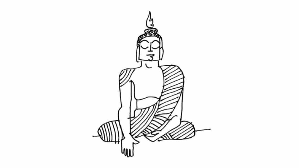 Anil Herur_Buddha pencil sketch | Buddha art drawing, Buddha art painting,  Boho art drawings