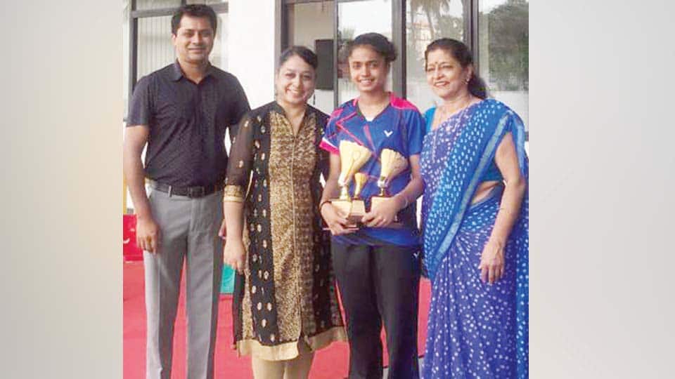 City girl excels in State Badminton Championship