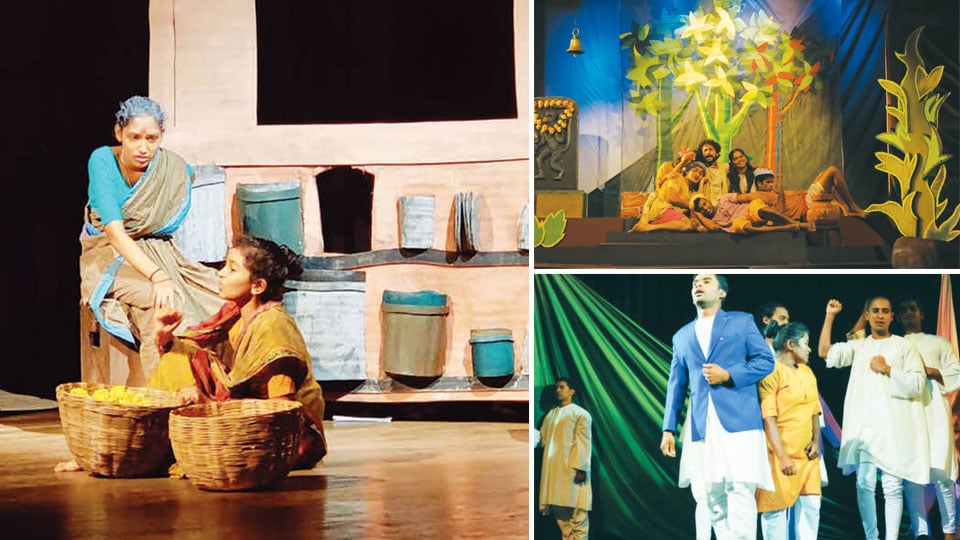 Kuniyonu Baara… Sanchalana Children’s Theatre & Folk Art Fest at G.B. Sargur