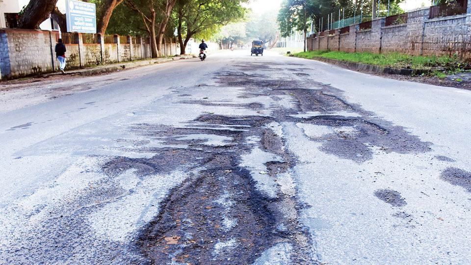 Pothole-ridden roads a nightmare for motorists