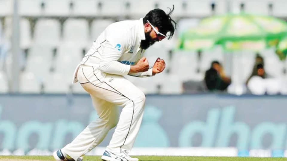 New Zealand’s Ajaz Patel takes 10 wickets in an innings