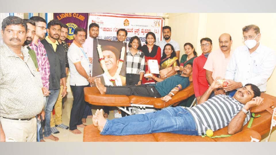Blood donation camp held