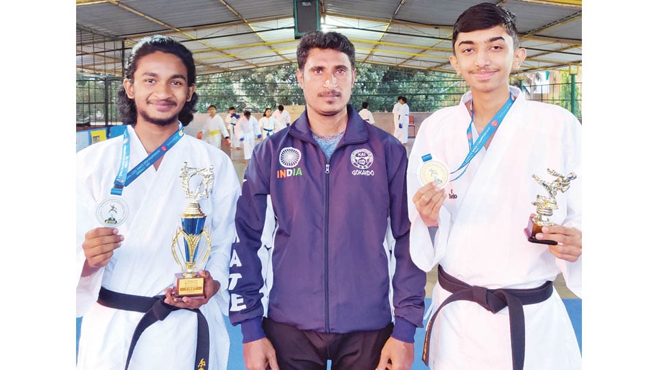 Medal winners at National Karate Championship - Star of Mysore