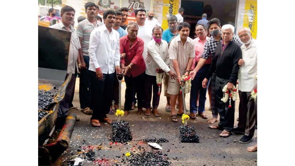 Road re-asphalting works launched in Ward No. 6