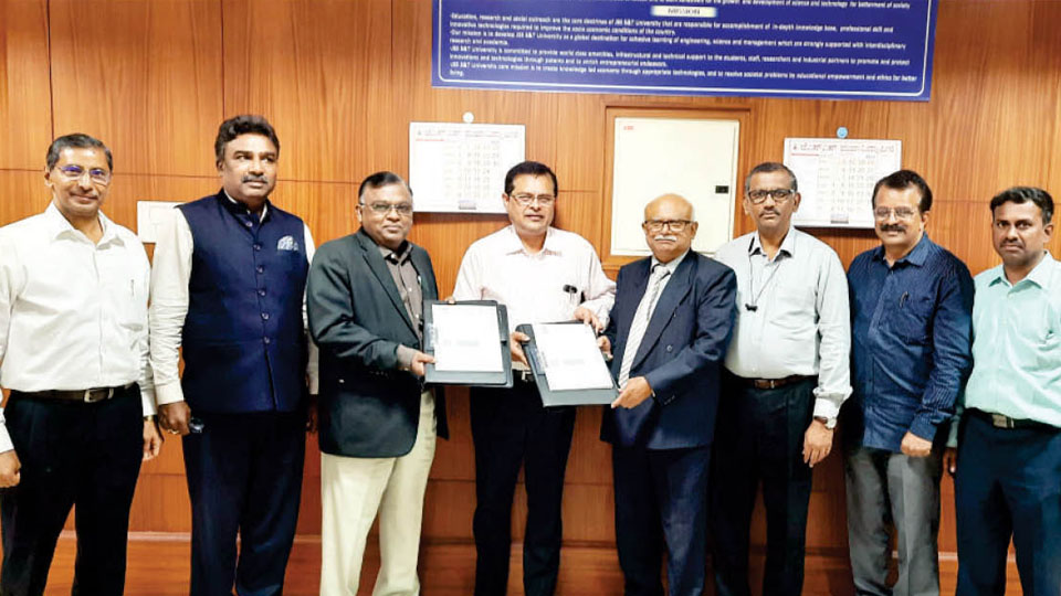 JSS University signs MoU with Karnataka State Council for Science and Technology to establish Patent Information Centre