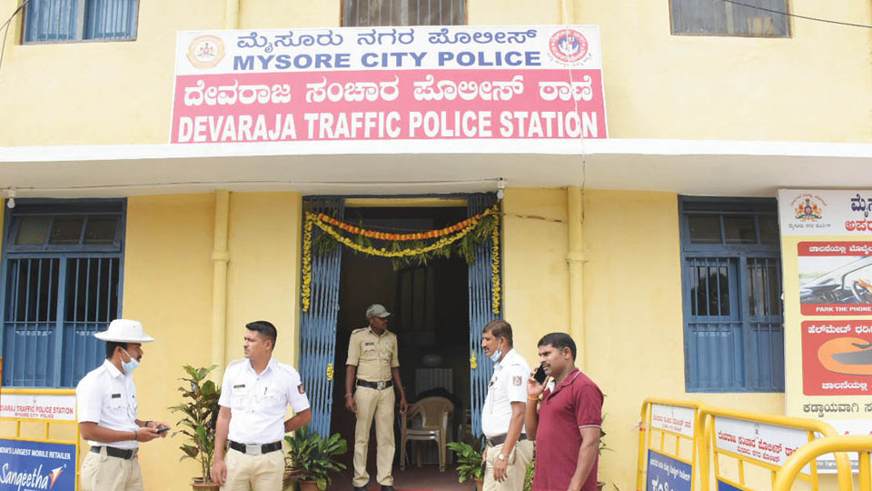 Devaraja Traffic Police Station shifted