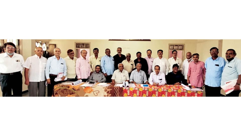 Office-bearers of  Mugur Karnataka Brahmin Association