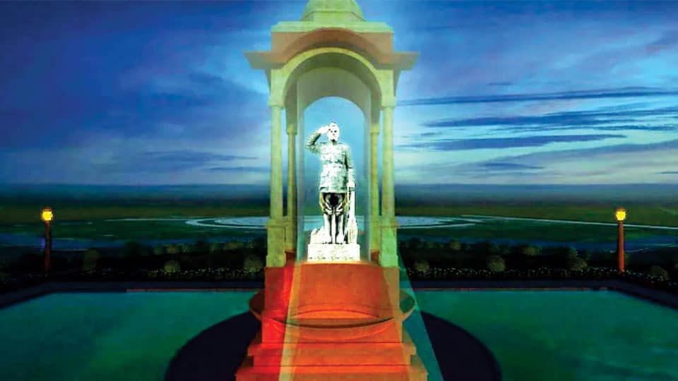 PM unveils Netaji’s hologram statue at India Gate in Delhi