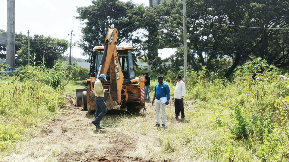 Encroachment of bullock-cart path cleared in Kesare