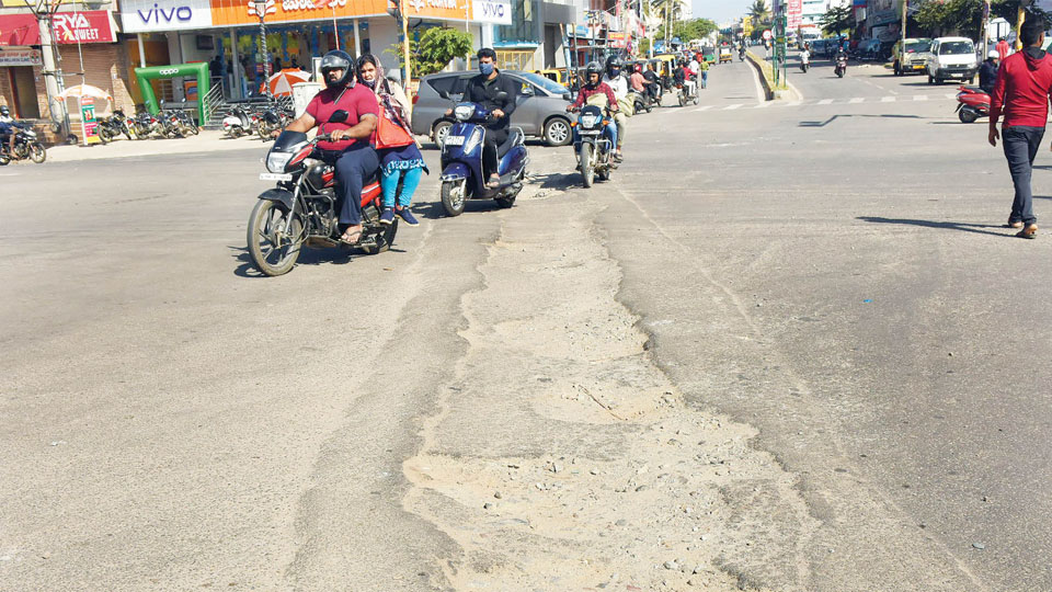 Siddarthanagar roads crying for attention